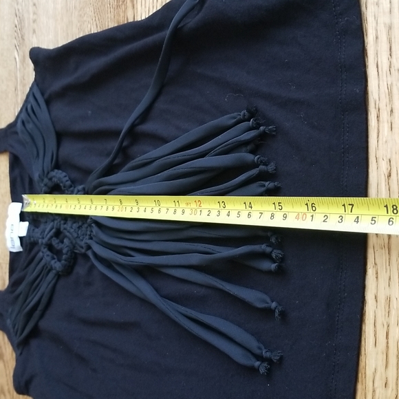 (S) lanalee Unique Rope Tie Front Detail Rayon Blend Tank Top - Picture 4 of 8